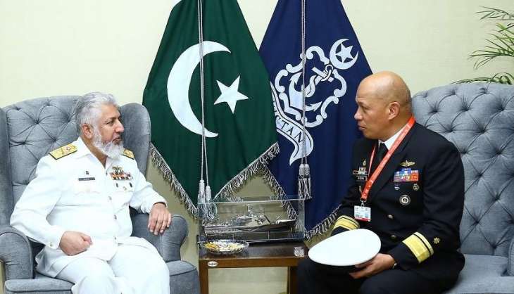 “Vice Chief Of Naval Staff Meets Foreign Delegates Amid Ideas 2018 And Pakistan Navy Demonstrates Combat Demo At Tri Services “Karachi Show”