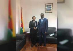 <span>سفير الدولة يبحث التعاون الاقتصادي مع رئيس وزراء موزمبيق</span>