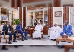 <span>حاكم عجمان يستقبل وفدا من قيادات الجالية السودانية لتقديم التهاني باليوم الوطني 47</span>