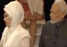 ترک خاتون اول نے بھارتی وزیر اعظم دی بے عزت کر دتی، ویڈیو وائرل