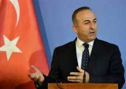 ترک وزیر خارجہ دی فرانس اچ مظاہرین تے طاقت دے استعمال دی مذمت