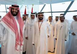 Mohamed bin Zayed, Mohammed bin Salman attend final race of 2018 SAUDIA Ad Diriyah E-Prix