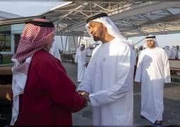 <span>محمد بن زايد يستقبل ملك البحرين</span>