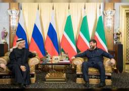 <span>رئيس الشيشان يستقبل وفدا من صندوق خليفة لتطوير المشاريع</span>