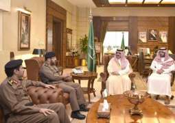 محافظ جدة يستقبل مدير الدفاع المدني بمنطقة مكة المكرمة
