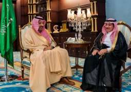 الأمير حسام بن سعود يستقبل مدير عام فرع وزارة البيئة والمياه والزراعة بالمنطقة سابقًا