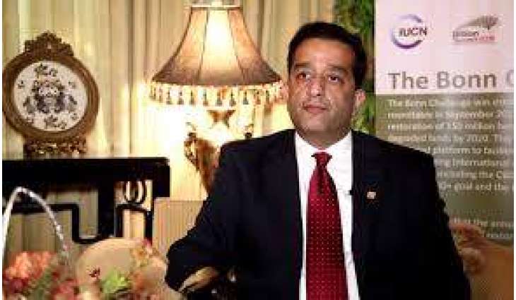 پاکستان و چین نا چاگڑد نا بشخ انا شونداری کن تین پہ تینی کمکاری ءِ ودفنگ نا فیصلہ وزیراعظم نا سلاہکار موسمیاتی بدلی ملک امین اسلم نا چینی سفیر تون اوار پریس کانفرنس