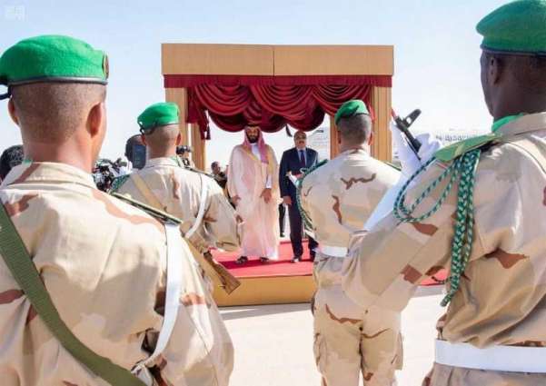 سمو ولي العهد يغادر موريتانيا