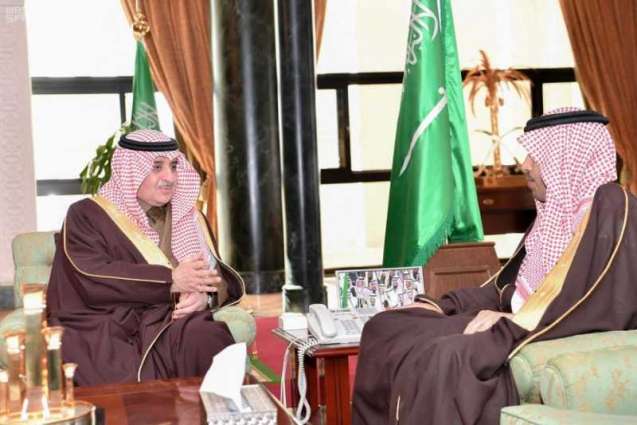 الأمير فهد بن سلطان يستقبل مدير الهيئة العامة للرياضة بمنطقة تبوك