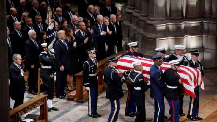 State Funeral Underway for Former US President George H.W. Bush
