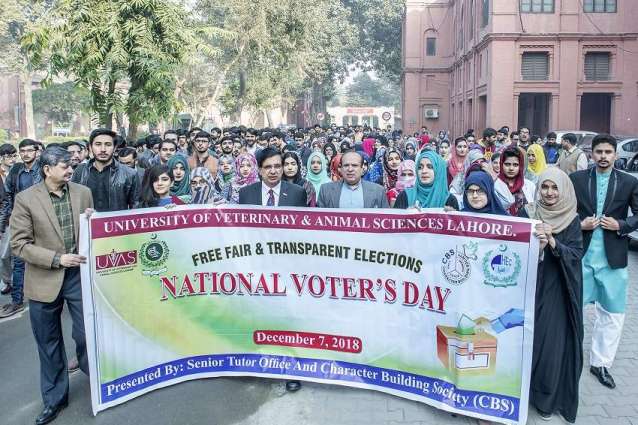 National Voter`s Day observed at UVAS