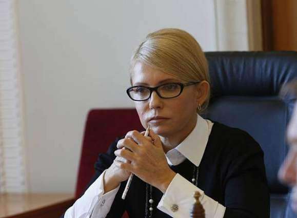 Tymoshenko Says Held Series of Meetings in US in Search of 'New Ways to Support Ukraine'