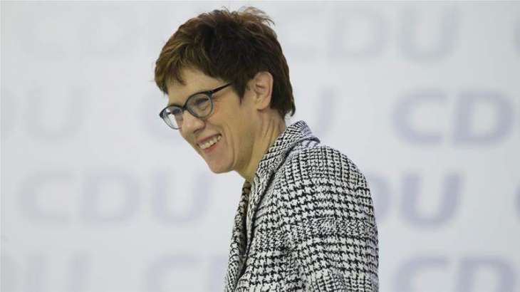 Annegret Kramp-Karrenbauer Elected as Germany's CDU New Leader - Party