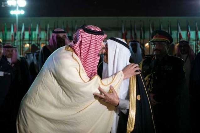 أمير دولة الكويت يغادر الرياض