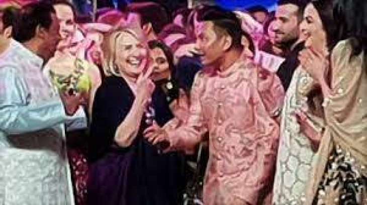 Hillary Clinton shares dance moves with Bollywood celebs at Ambani wedding