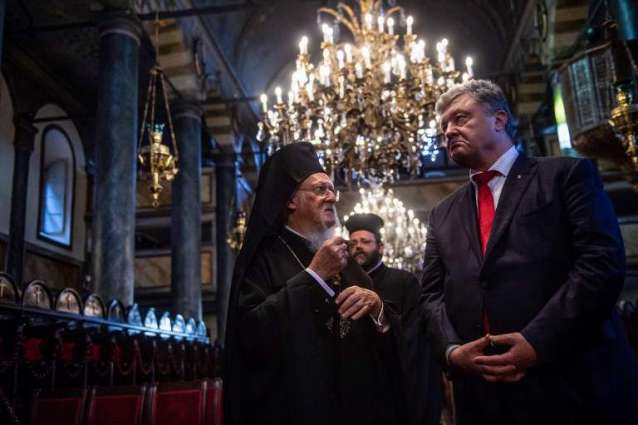 US Encourages Poroshenko's, Constantinople's Steps Toward Church Schism in Ukraine -Moscow