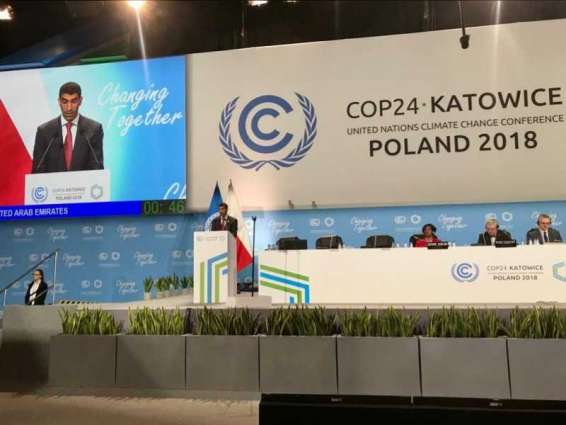 UAE shares experience in mitigating climate change effects, adopting climate action at COP24