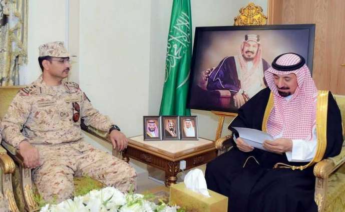 أمير نجران يستقبل قائد لواء الأمير تركي بن عبدالعزيز الأول الآلي بالحرس الوطني