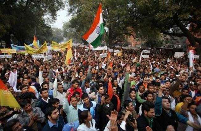 بھارت ،کرپشن دے خلاف مظاہرہ
