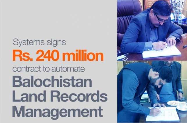 Systems Limited in Collaboration with UltraSoft System Wins Rs.248 Million Contract to Automate Balochistan's Land Records Management