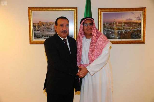 سفير المملكة لدى تونس يستقبل الطفل التونسي أمير الفهري