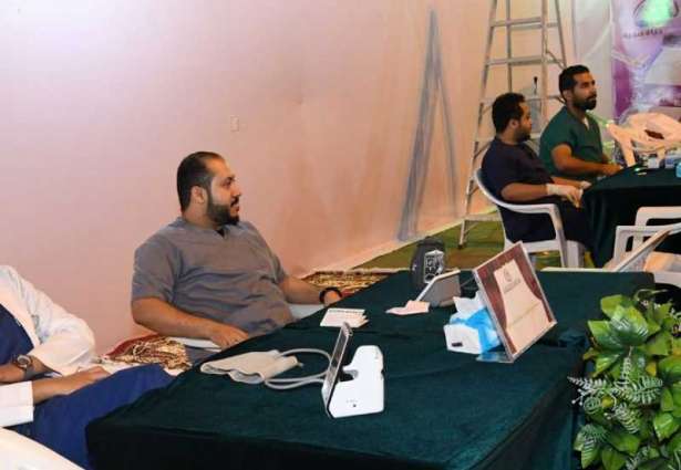 جمعية الإحسان الطبية الخيرية تشارك في مهرجان جازان بمعرض متخصص