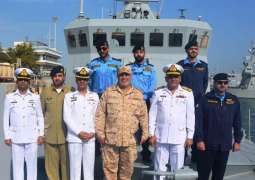 Pakistan Navy Ship Khaibar And Pakistan Maritime Security Agency Ship Zhob Visited Kuwait