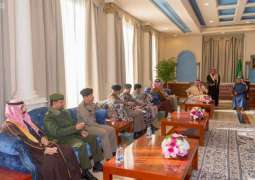 الأمير فيصل بن نواف يستقبل قادة القطاعات الأمنية بالجوف