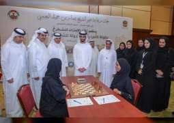 <span>حميد بن عمار النعيمي يفتتح كأس رئيس الدولة للشطرنج بعجمان</span>