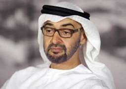 رئیس البرلمان الاقلیمي الموٴقت دوست محمد مزاري یلتقي ولي العھد الشیخ محمد بن زید النھیان