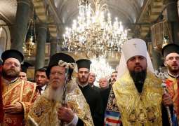 Russian Orthodox Patriarch Calls Creation of New Church in Ukraine 'Political Put-Up Job'