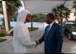 محمد بن زايد يستقبل رئيس أنغولا