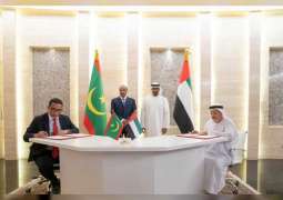 محمد بن زايد ومحمد ولد عبدالعزيز يشهدان اتفاقية لدعم مشاريع في موريتانيا بقيمة 25 مليون دولار