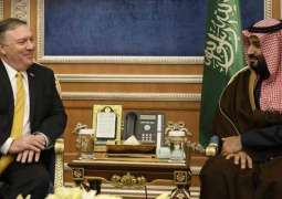 Pompeo Says Discussed With Saudi Crown Prince Khashoggi Killing, Bilateral Ties