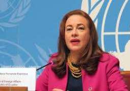 رئيسة الجمعية العامة للأمم المتحدة تتطلع إلى تعزيز الروابط بين الأمم المتحدة وباكستان