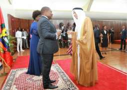 سفير الدولة يحضر حفل استقبال الرئيس الموزمبيقي