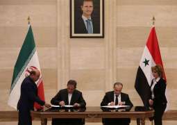 سوريا وإيران يوقعان عدد من الاتفاقات في مجالات مختلفة تشمل الطاقة والنظام المصري