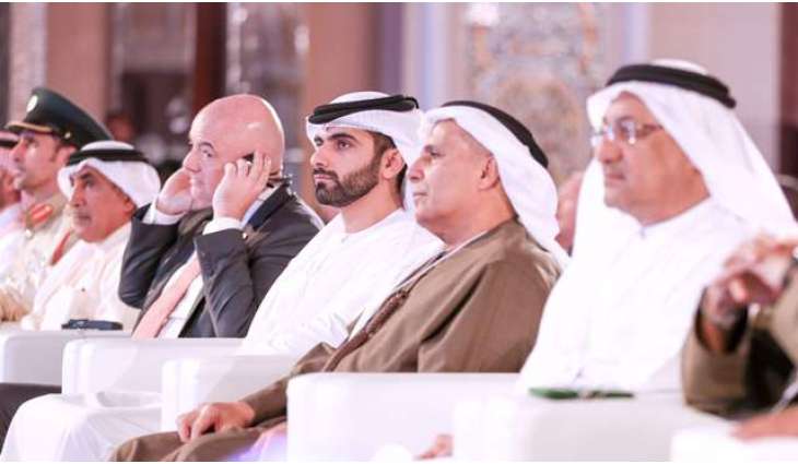 Mansour bin Mohammed honours FIFA President Gianni Infantino