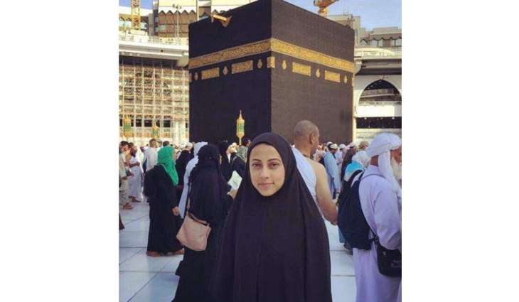 Actress Ainy Jaffri performs Umrah
