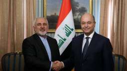 وزير الخارجية الإيراني يجري محادثات مع الرئيس العراقي في بغداد- الخارجية الإيرانية