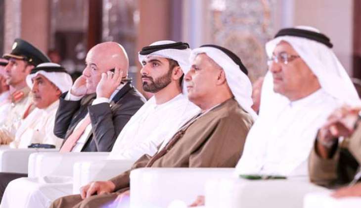 Mansour bin Mohammed honours FIFA President Gianni Infantino