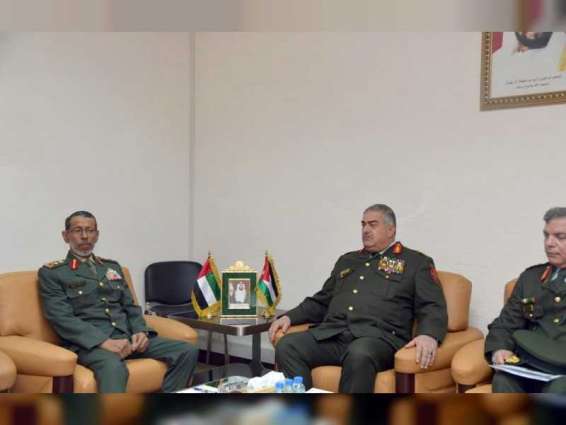 Armed Forces Chief of Staff, Jordanian counterpart discuss cooperation relations
