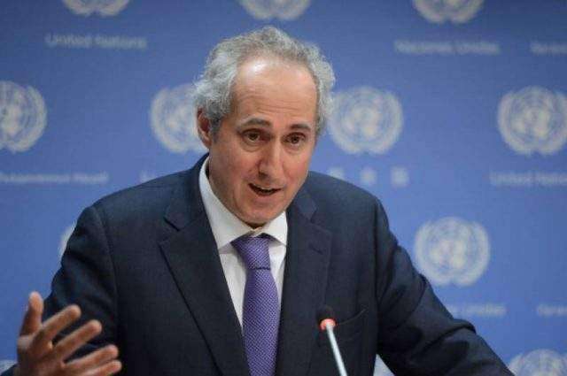 Image result for U.N. spokesman Stephane Dujarric