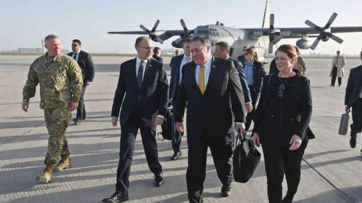 بومبيو يصل إلى بغداد في زيارة مفاجئة