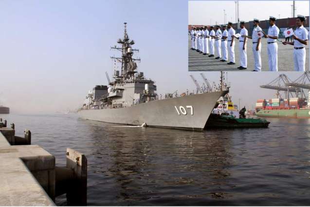 Japanese navy ship visited Karachi and conducted bilateral exercise with Pakistan navy