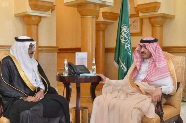 نائب أمير مكة المكرمة يستقبل رئيس هيئة المساحة الجيولوجية السعودية