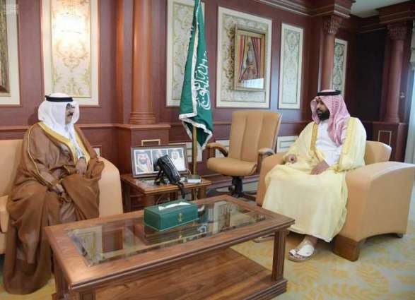 الأمير محمد بن عبدالعزيز يستقبل مدير الأحوال المدنية بجازان