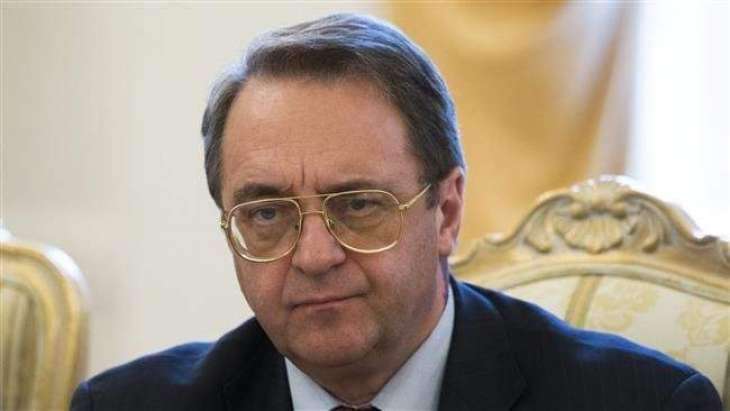 Russia's Bogdanov Confirms Moscow Ready to Host Inter-Palestinian Meeting