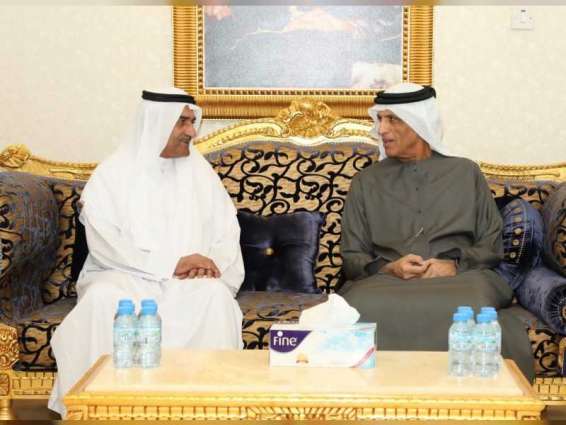 Saud bin Saqr receives condolences of Fujairah Ruler on death of Sheikha Noura Al Qasimi