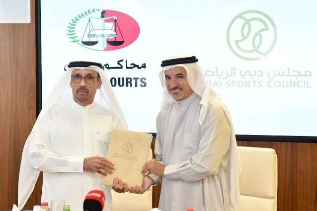 Dubai Sports Council and Dubai Courts sign MOU to support education and promote social values